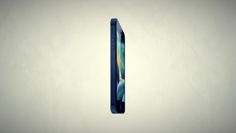 Смартфон вид сбоку