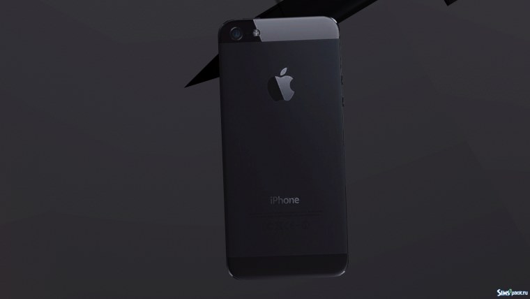 Iphone 5s на черном фоне