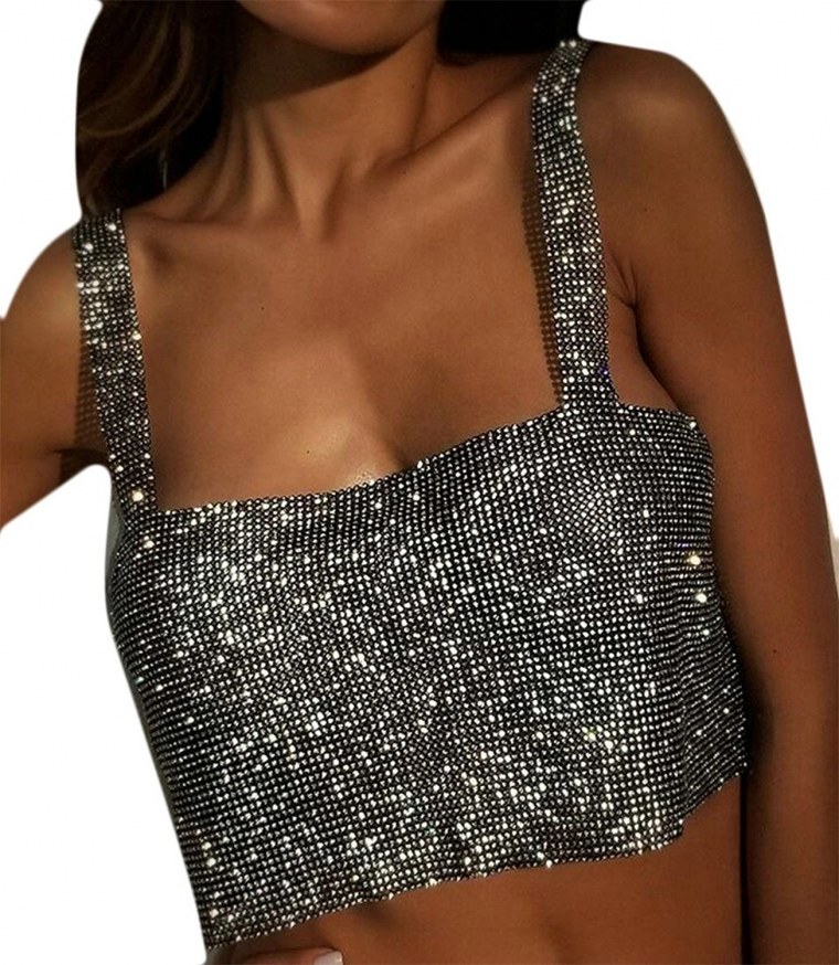 Топы со стразами женские