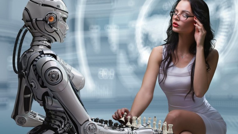 Девушка робот