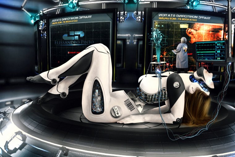 Девушка робот