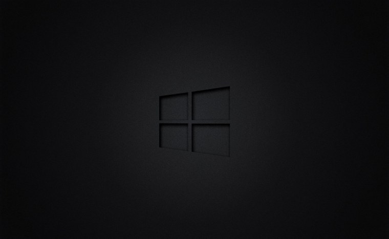 Черный рабочий стол