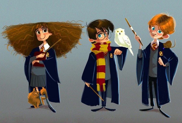 Мультяшные герои Гарри Поттера