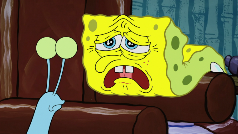Губка Боб квадратные штаны плачет