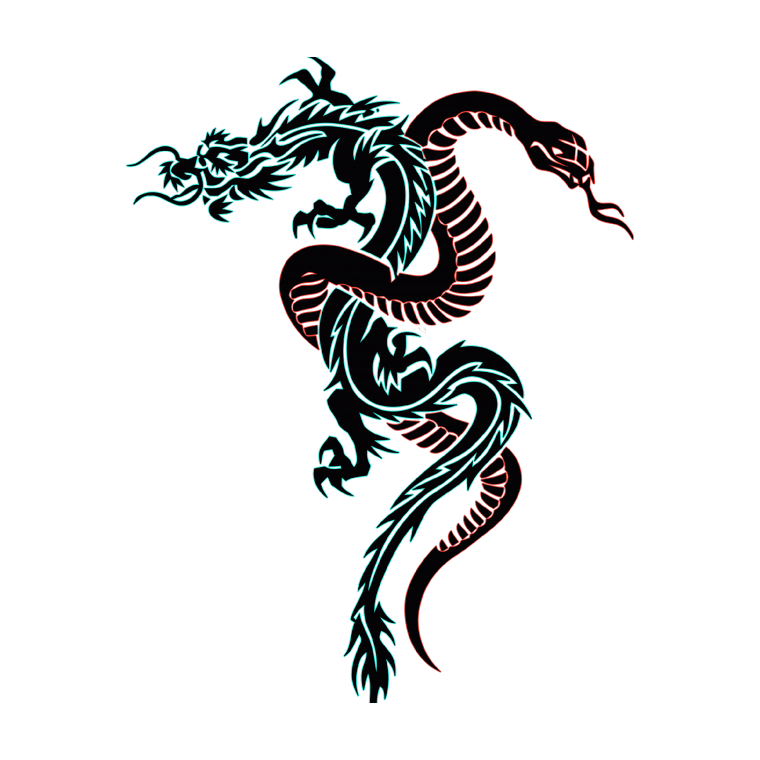 Тату дракон