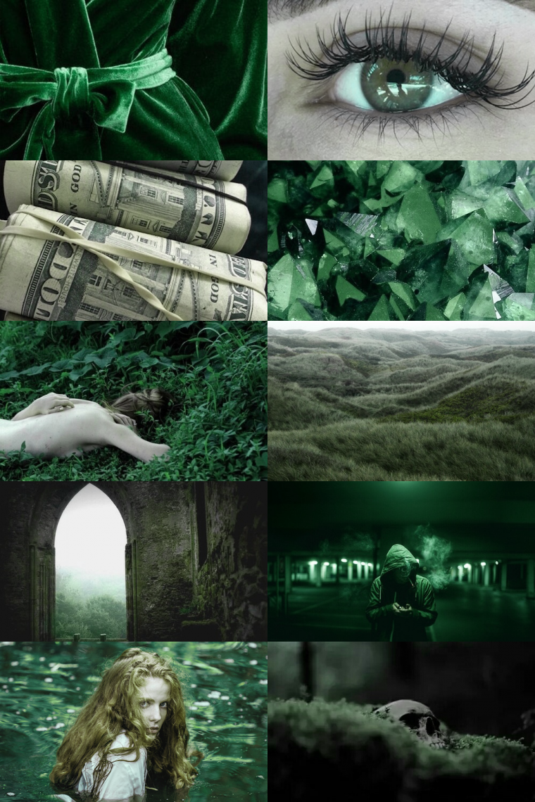 Гарри Поттер Эстетика Слизерина