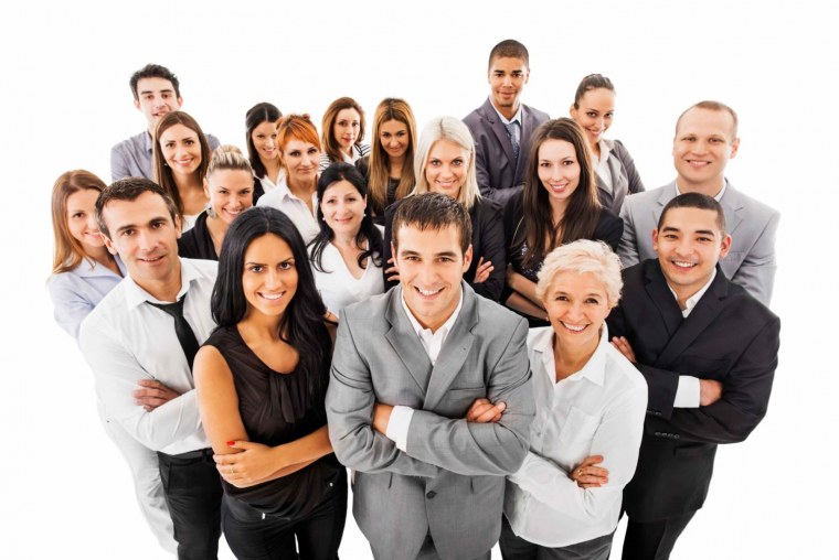 Большая группа людей