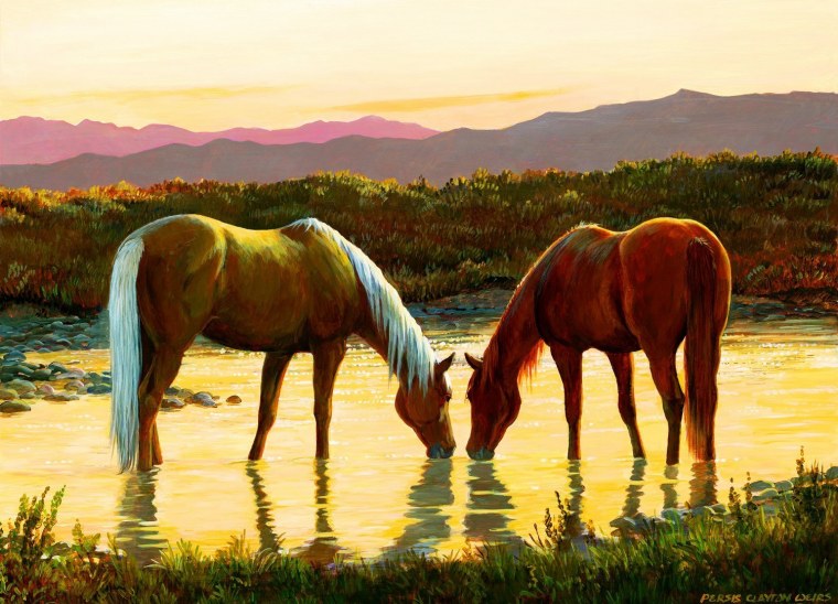 Персис Клейтон Вейерс картины лошадей