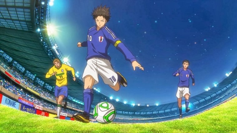 Аниме футбол Паладин на поле