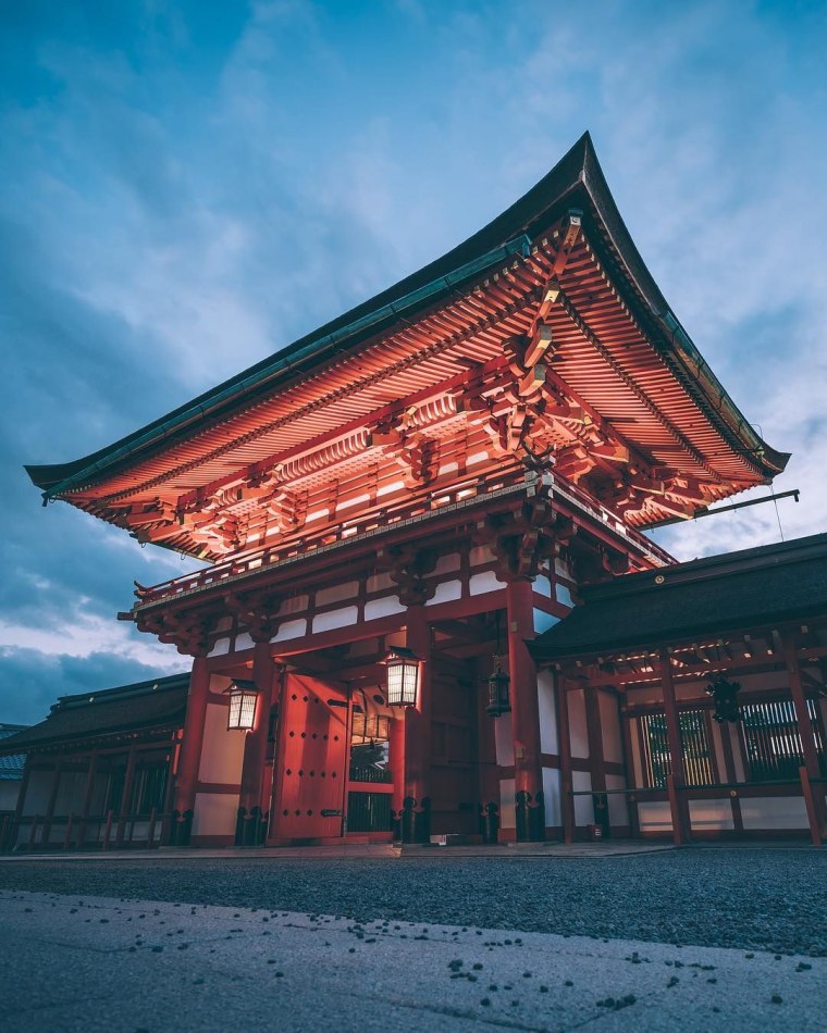 Япония Киото храм Инари