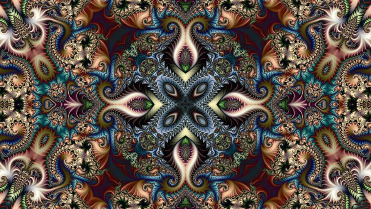 Арт фрактал хиппи