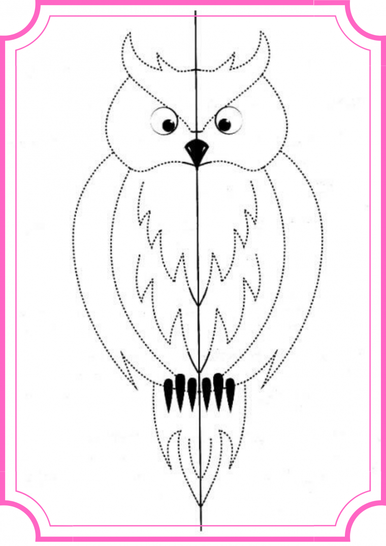 Рисование двумя руками для дошкольников