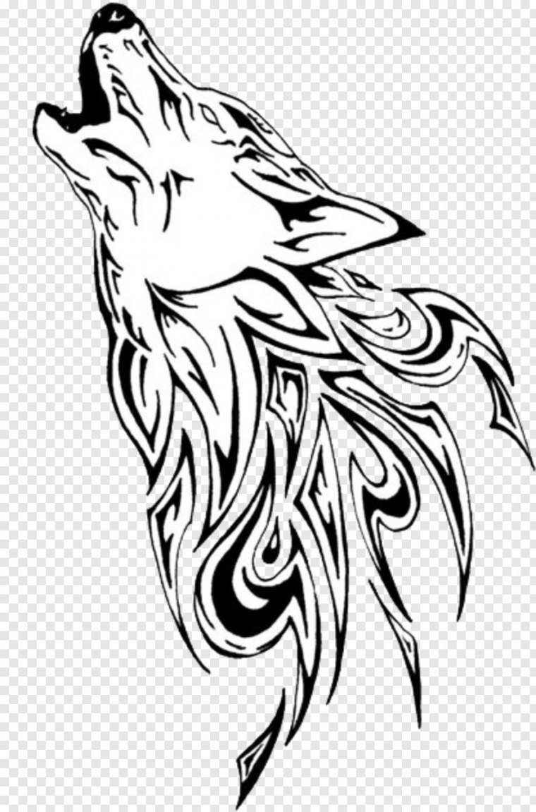 Переводилки тату волк