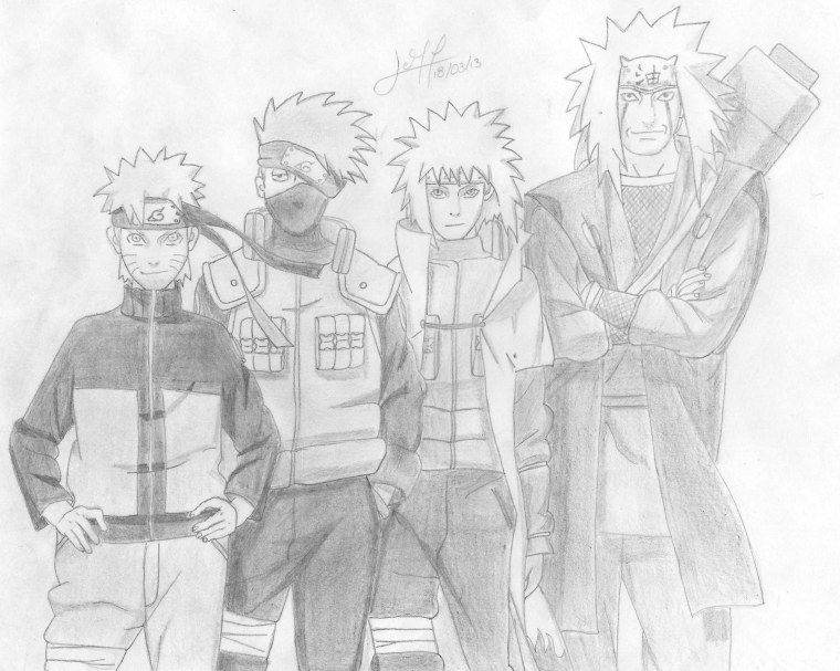 Рисовать аниме Наруто курама