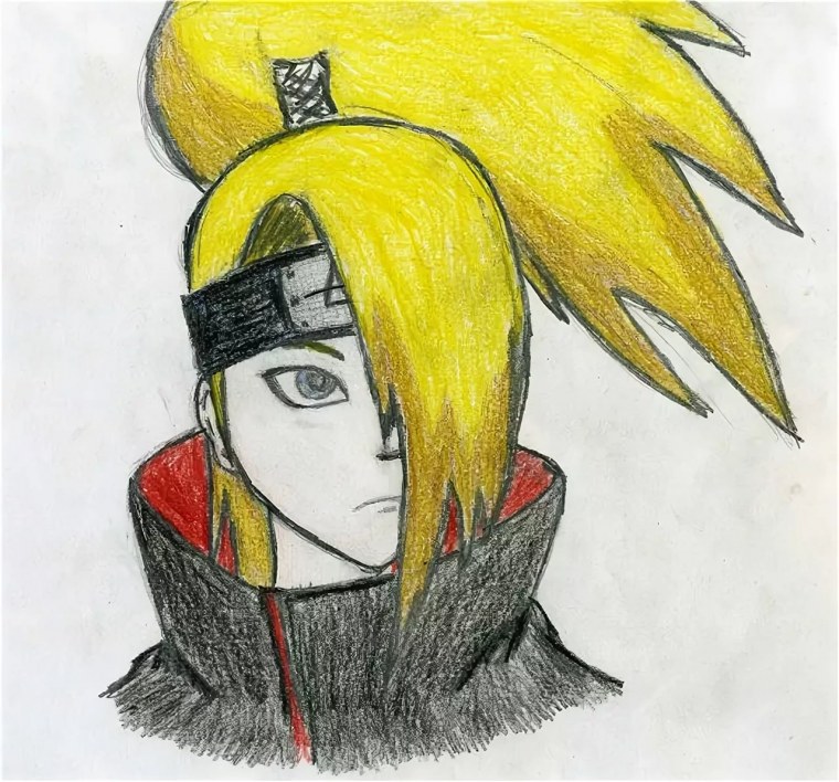 3d рисунки Наруто