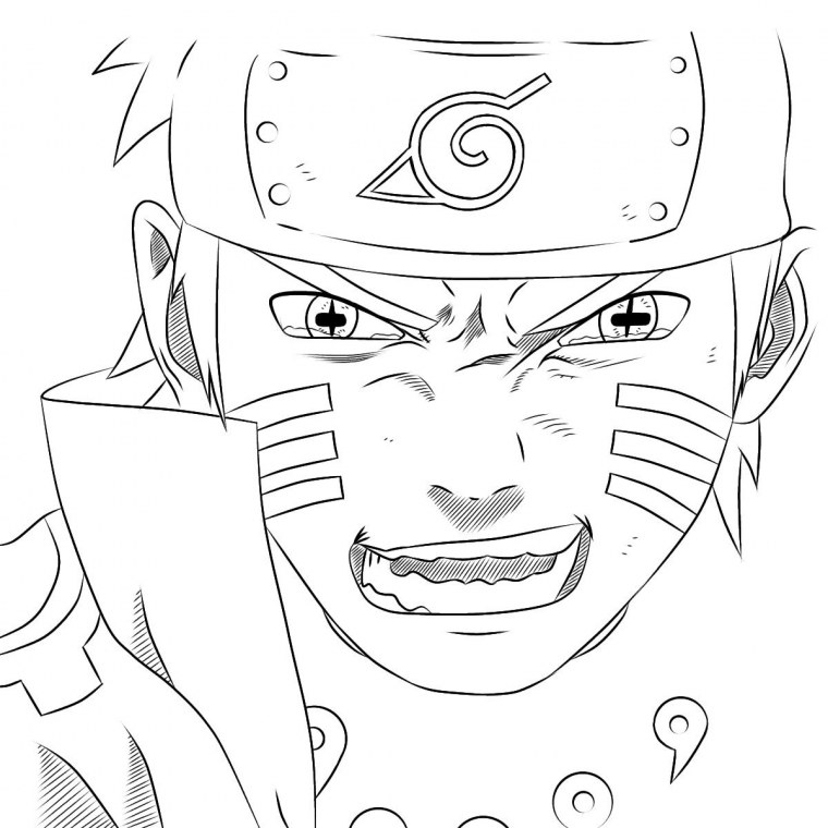 Наруто рисунок карандашом