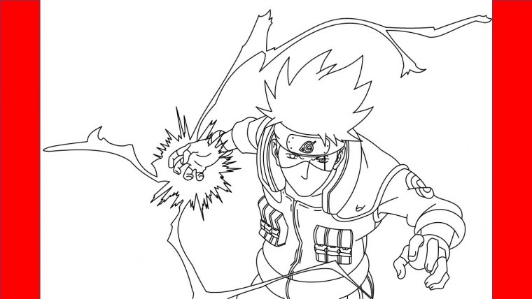 Раскраски Наруто Конан