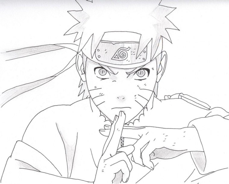 Как нарисовать Наруто поэтапно