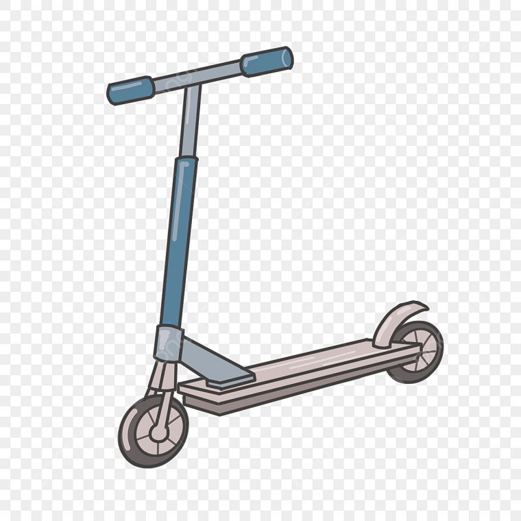 Самокат арт вектор