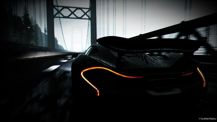 MCLAREN p1 в неоне