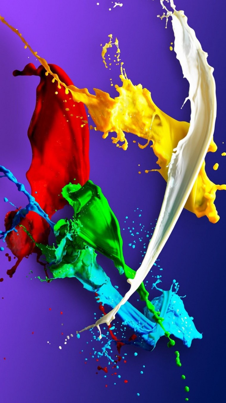 Разноцветные краски