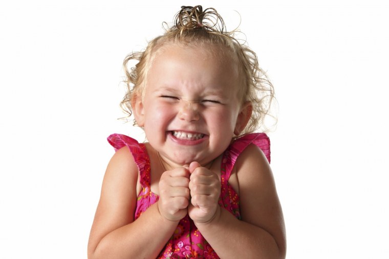 Довольная девочка