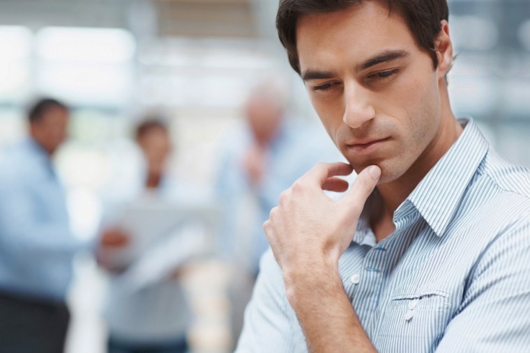 Задумчивый человек