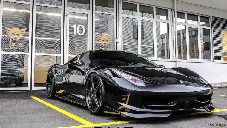 Ferrari 458 Italia Black Tuning