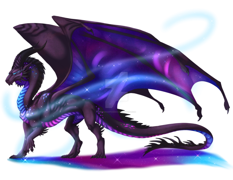 Фиолетовый дракон виверна
