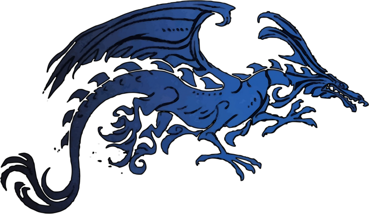 Синий дракон