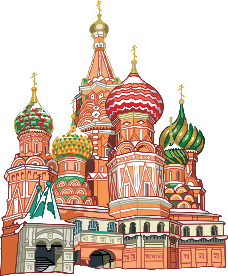 Василий Блаженный собор вектор