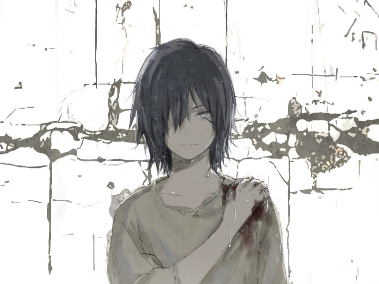 Аниме мальчик сирота