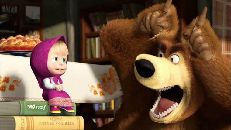 Маша и медведь икалка