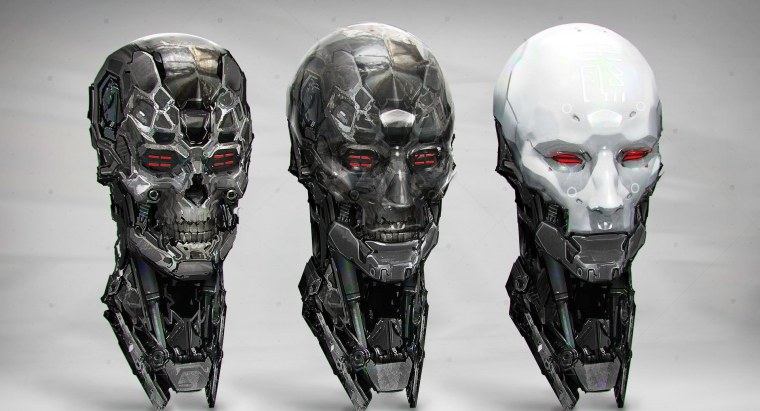 Череп робота