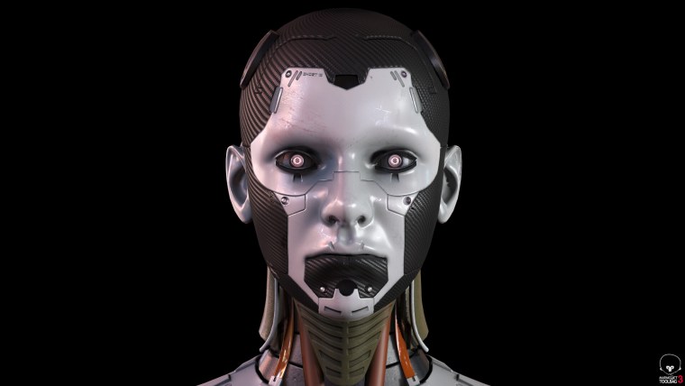 Лицо киборга