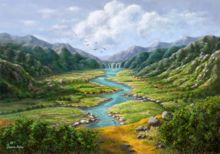 Предгорье арт