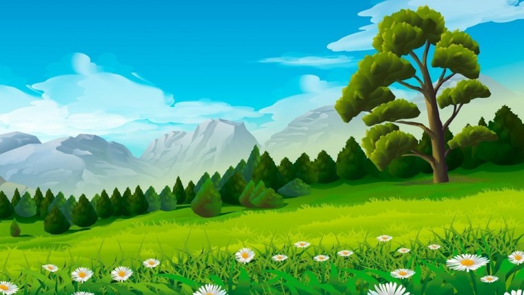 Мультяшная природа