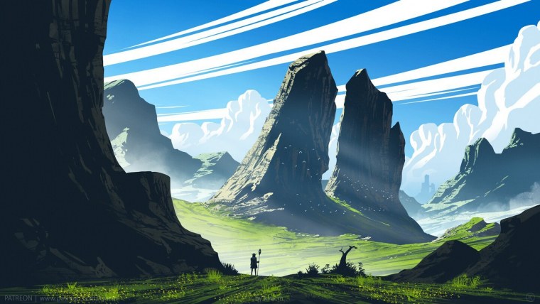 Город в долине арт