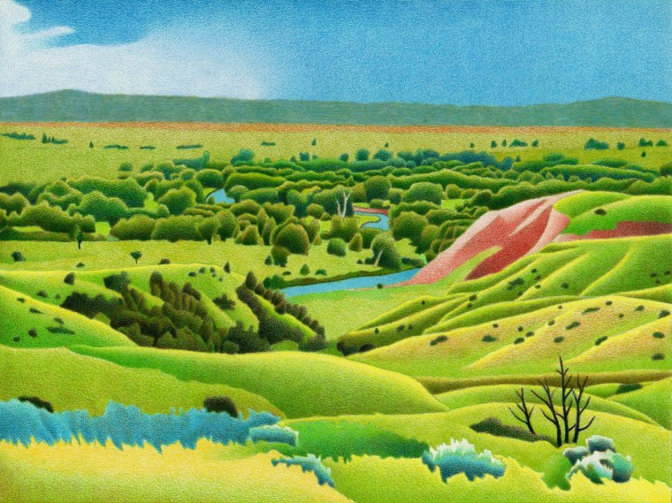 Рисунки природа Долина