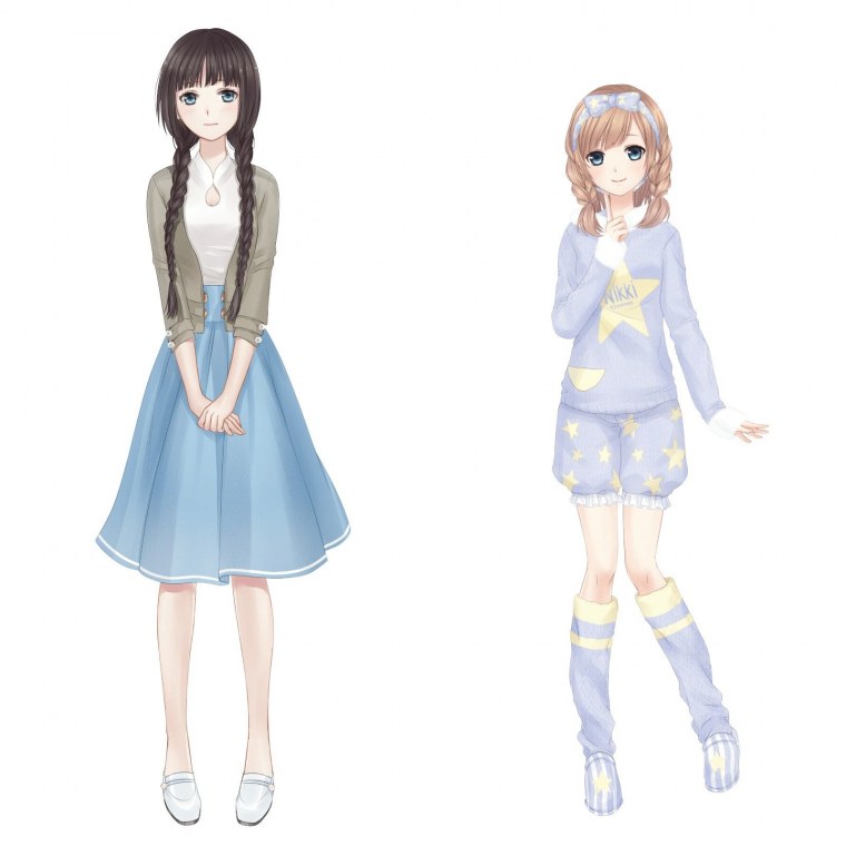 Аниме девушка модная