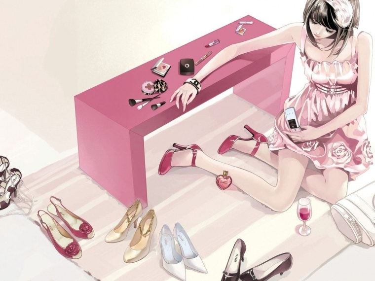 Аниме девушки в полный рост