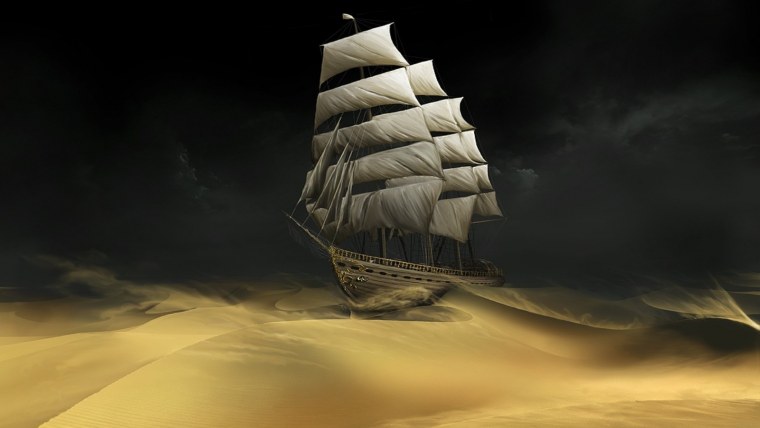 Парусник в пустыне