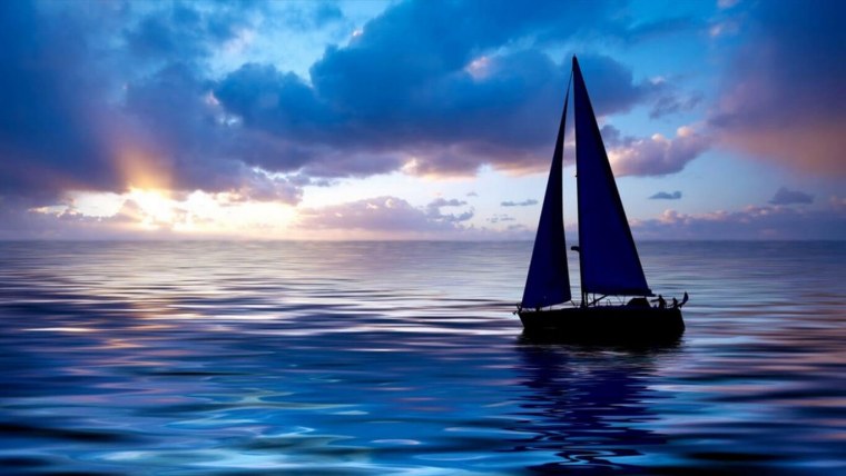 Яхта анимация