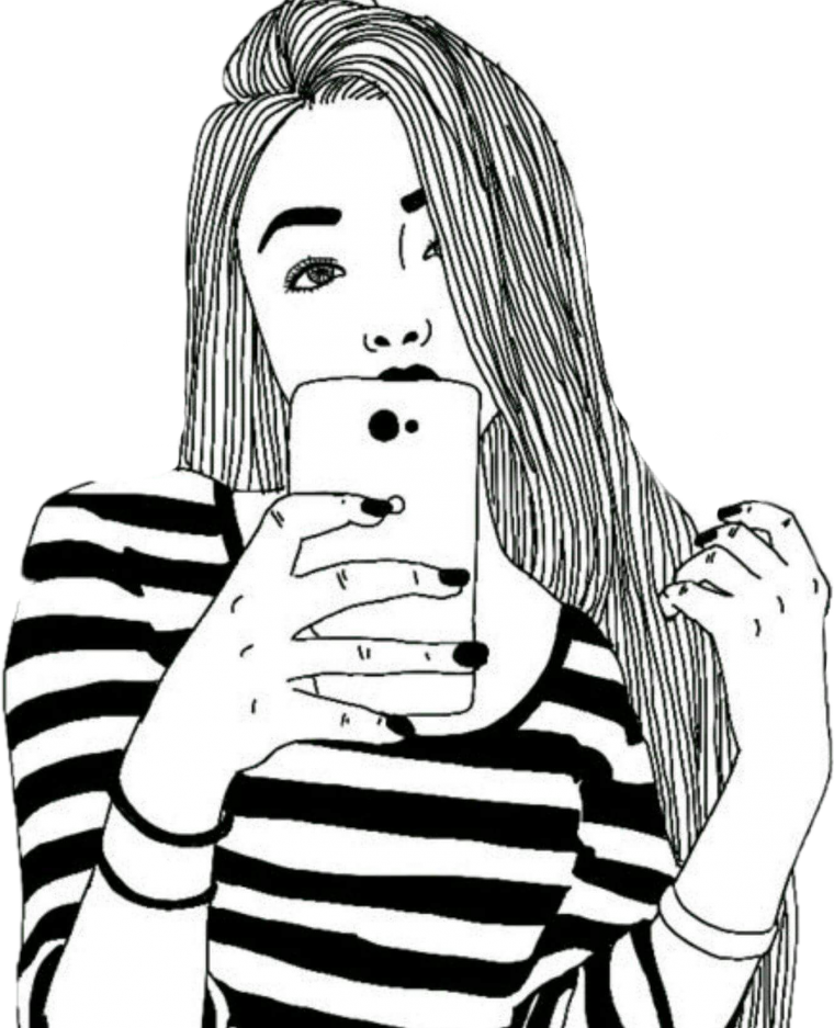 Подруги рисунок