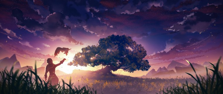 Аниме пейзаж