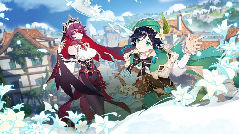 Обои с Венти Геншин Импакт