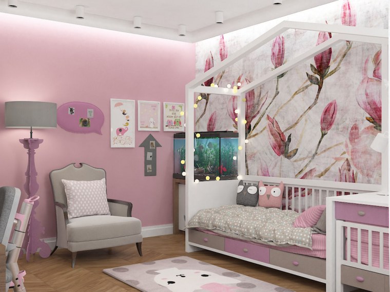 Детские спальни для девочек