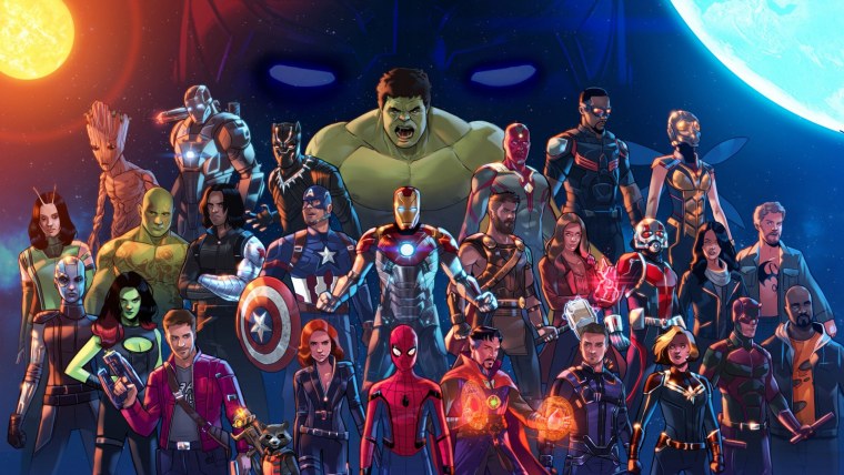 Вся команда Марвел