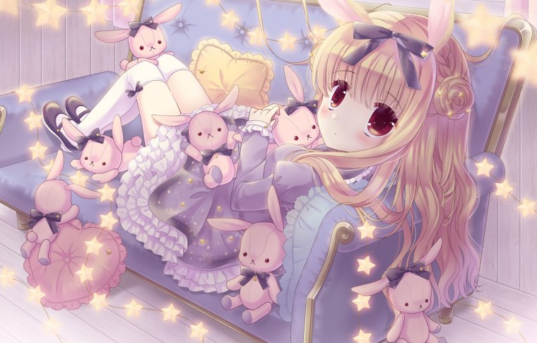 Милые аниме девочки