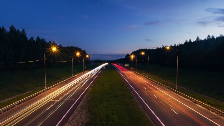 Магистраль на выдержке